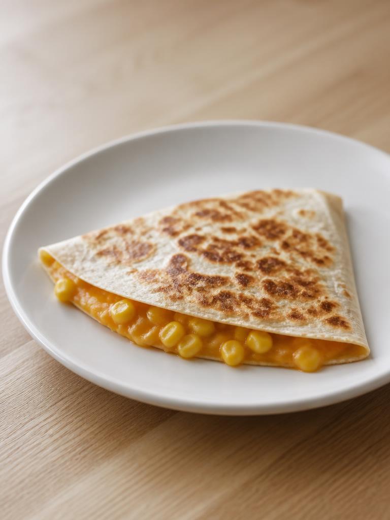 Quesadillas au cheddar et au maïs