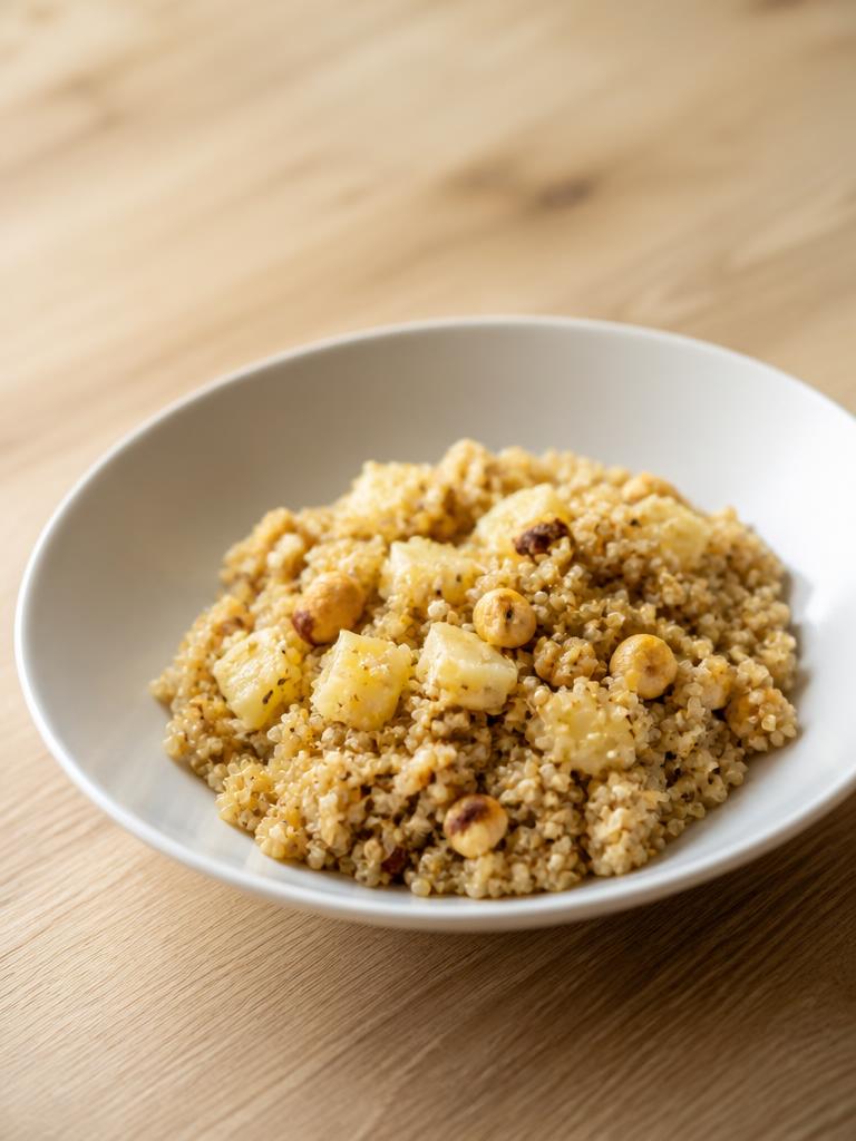 Boîte de quinoa au comté et aux noisettes