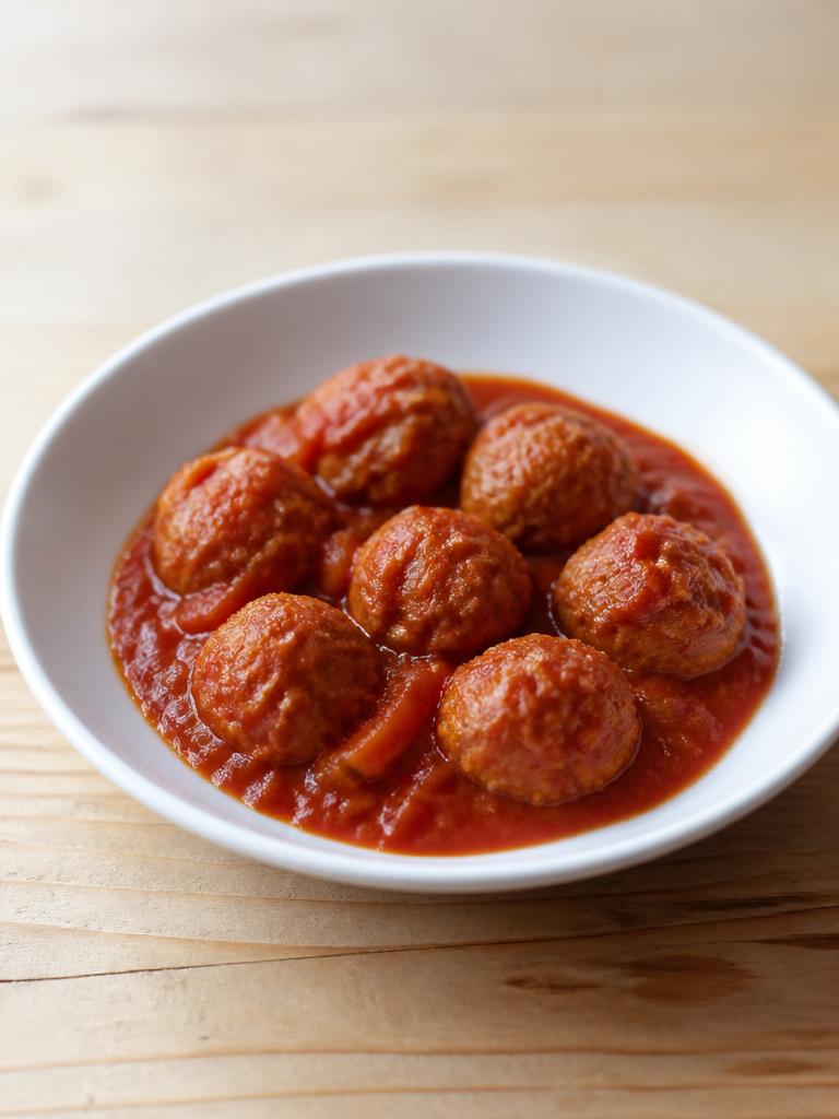Boulettes de porc à la sauce tomate