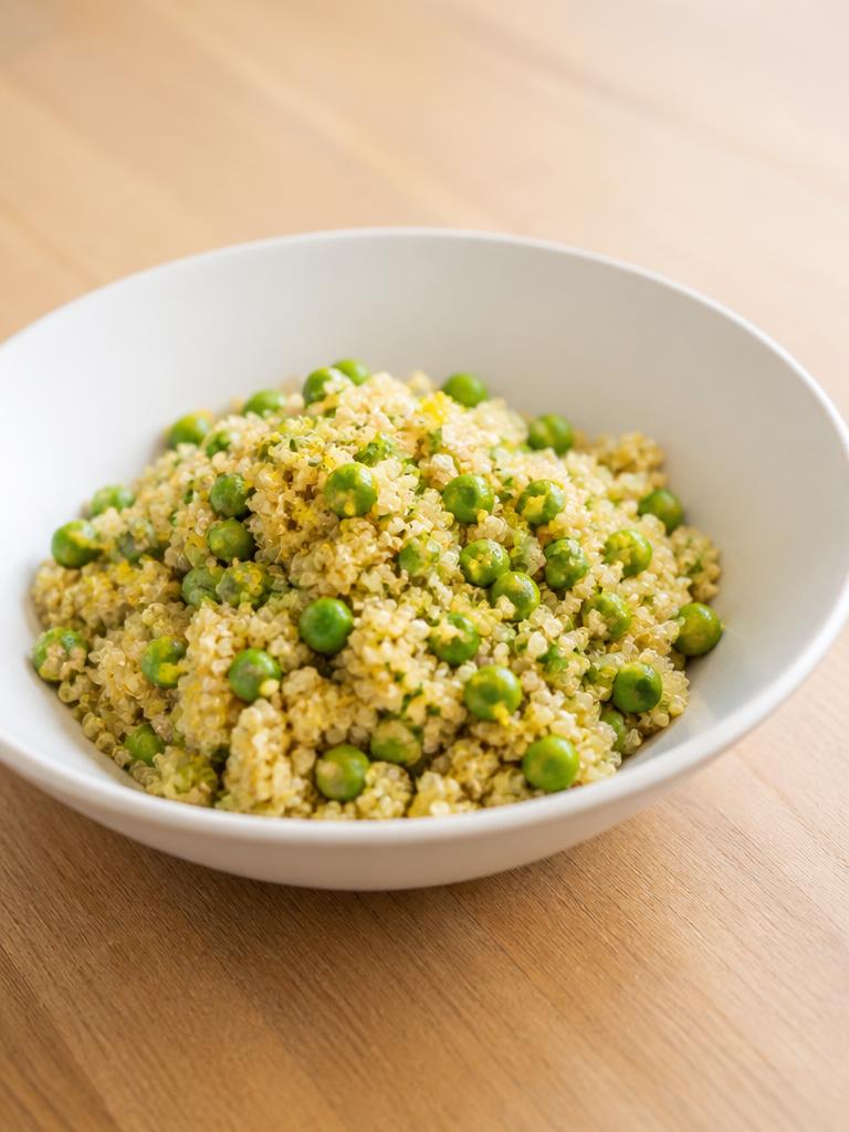 Quinoa aux petits pois et au citron
