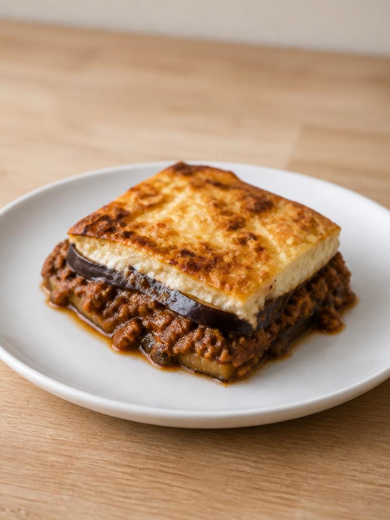 Moussaka simplifiée au bœuf et aux aubergines