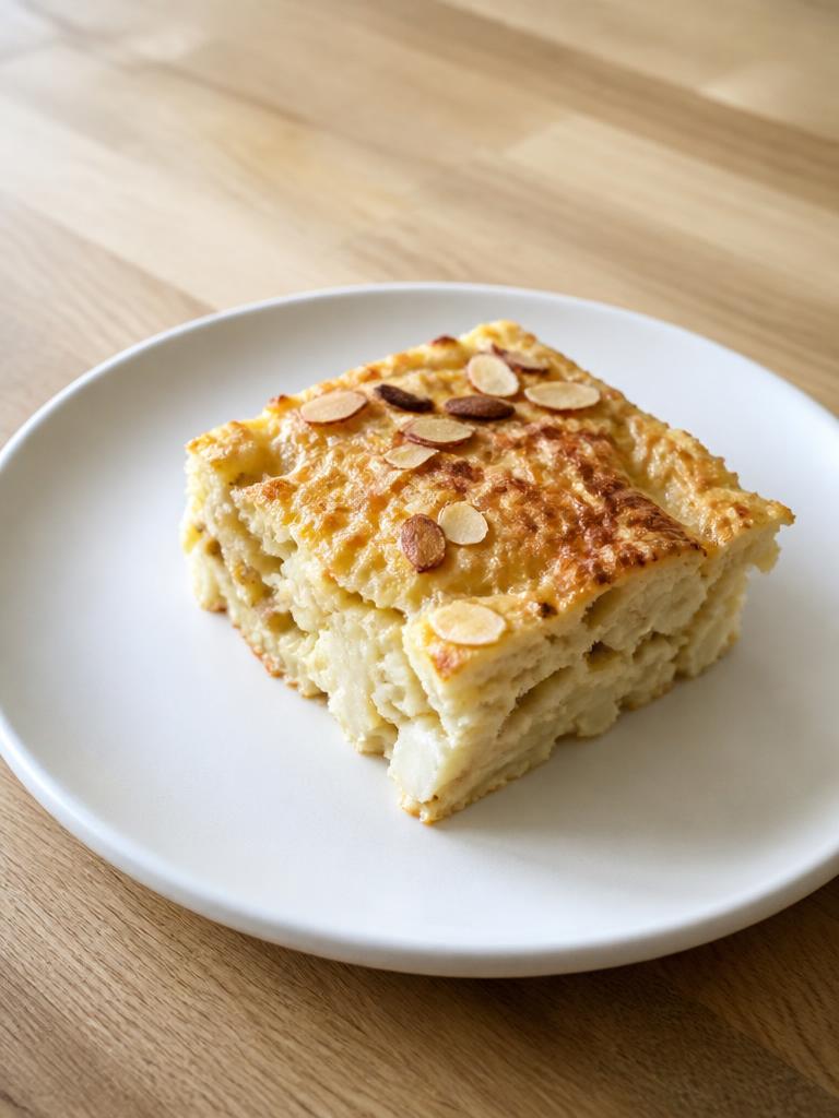Boîte de chou-fleur cru, emmental et amandes
