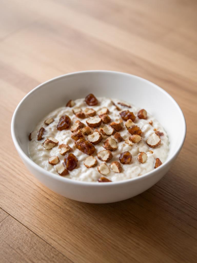 Skyr aux dattes et aux amandes
