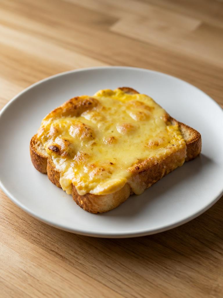 Pain perdu salé aux œufs et au comté