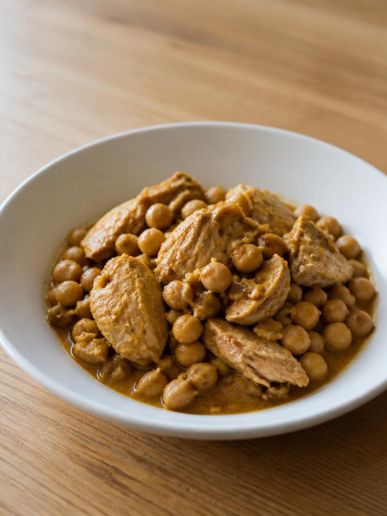 Dinde aux pois chiches et cumin