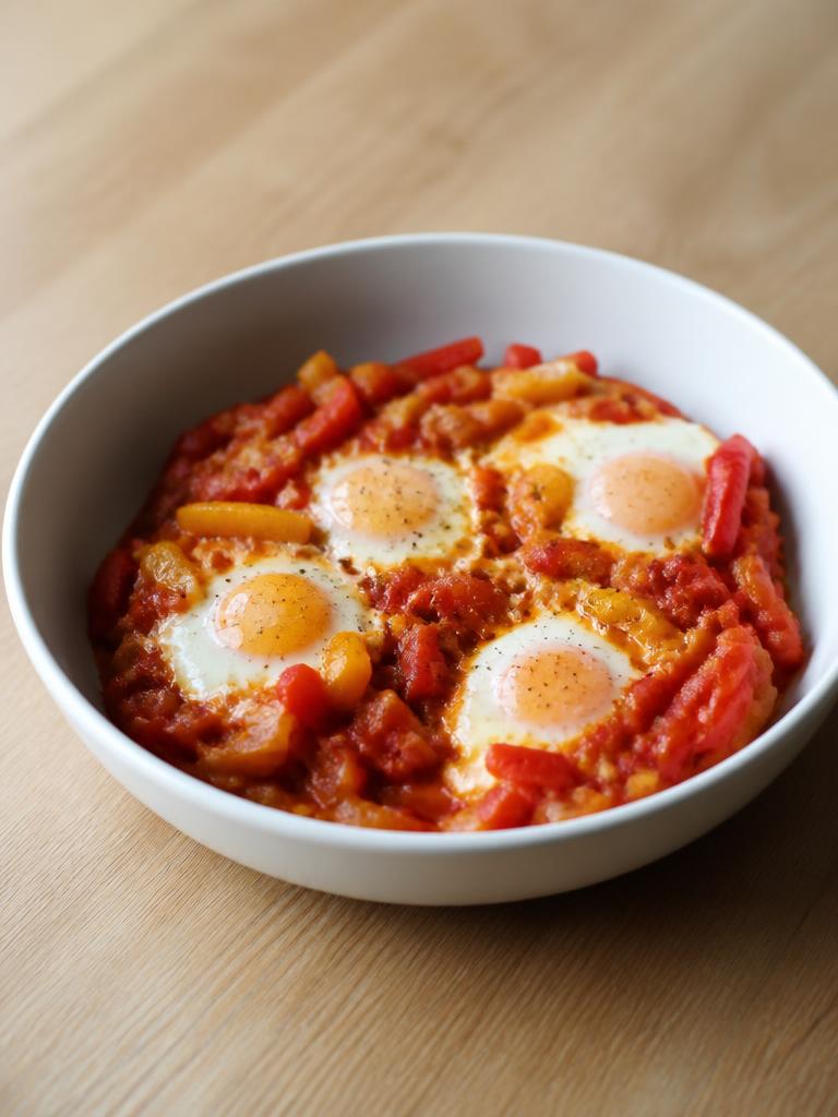Shakshuka aux poivrons