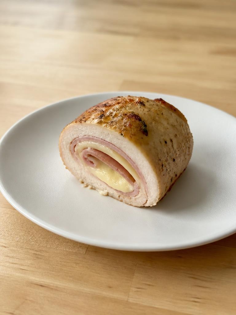 Roulés de dinde au jambon et comté