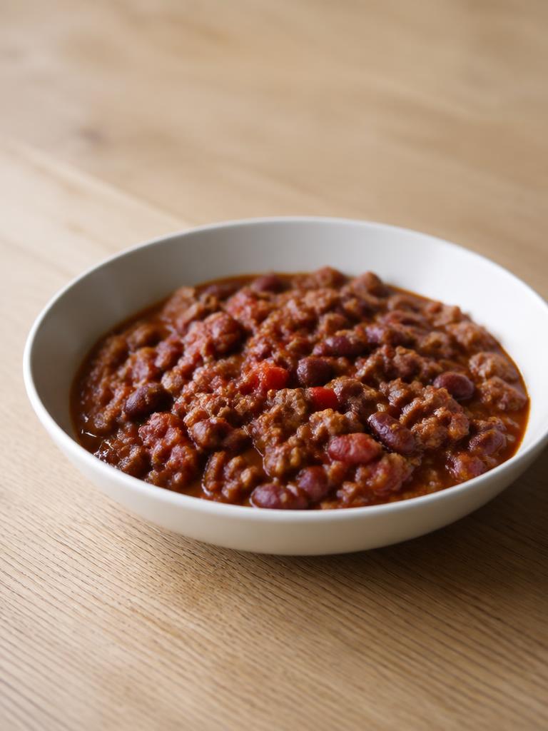 Chili de boeuf aux haricots rouges