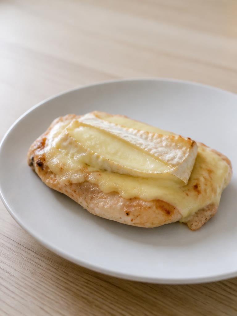 Escalope de dinde au camembert fondu