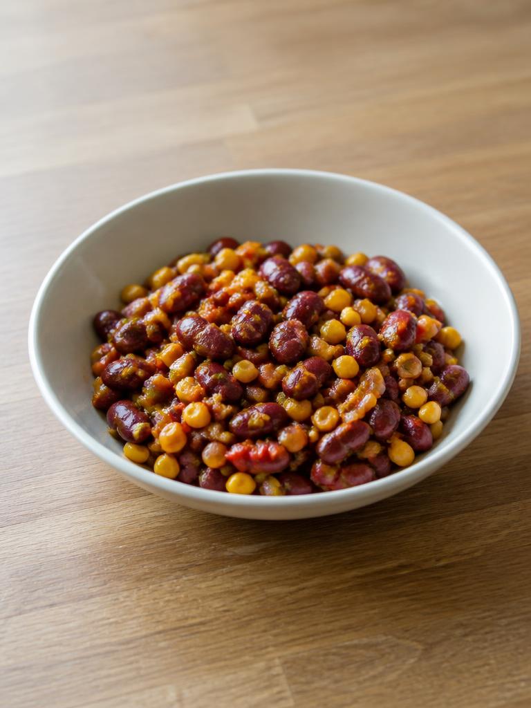 Poêlée de haricots rouges au maïs