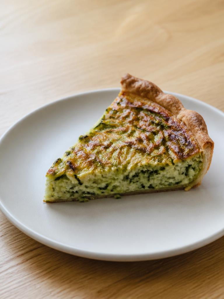 Quiche aux courgettes râpées