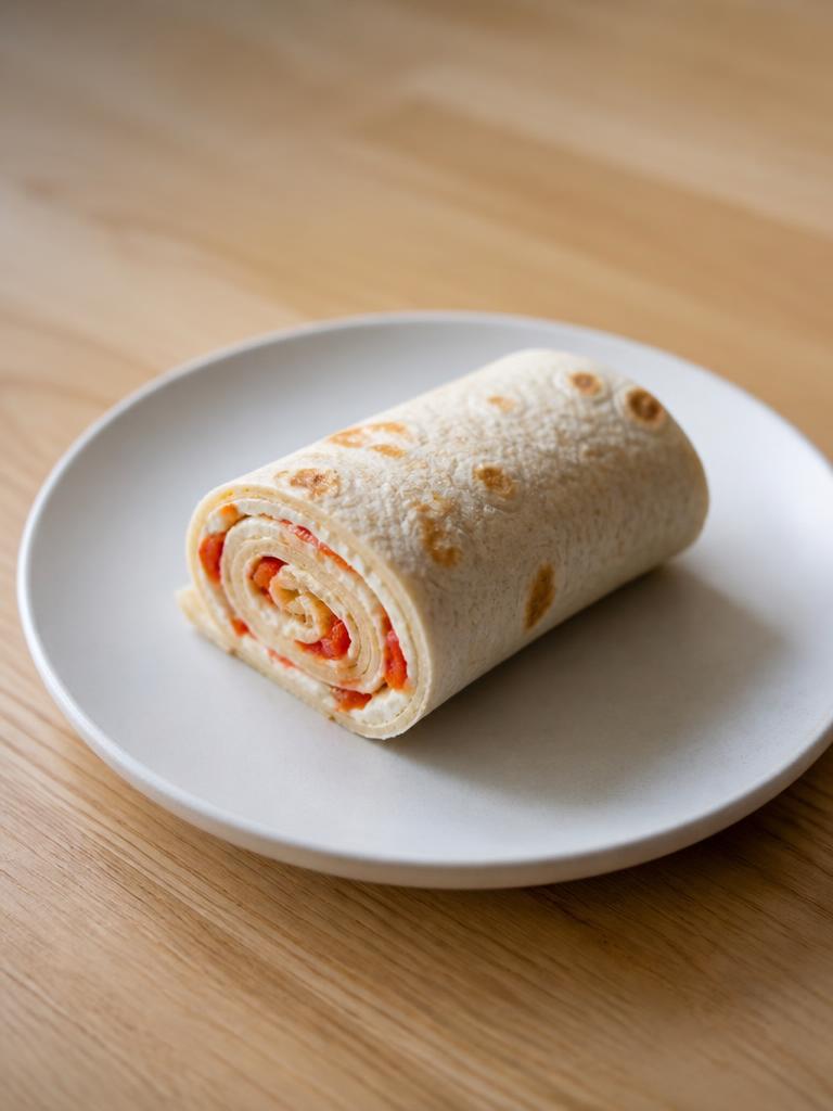 Roulés de tortilla à la ricotta et au poivron