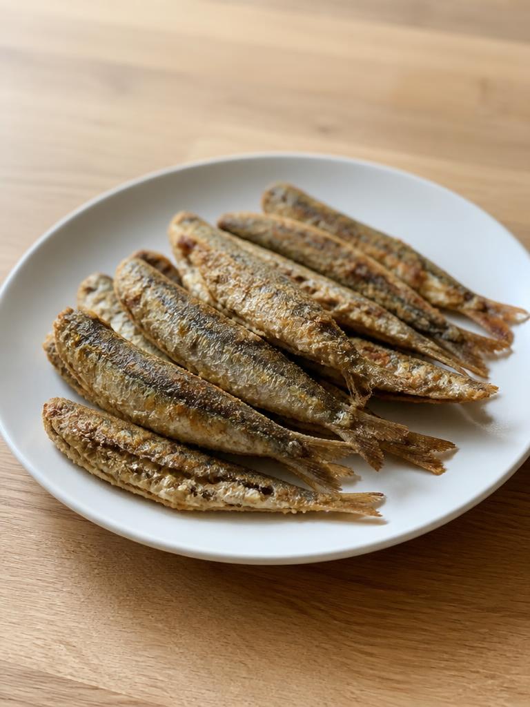 Sardines panées et frites maison