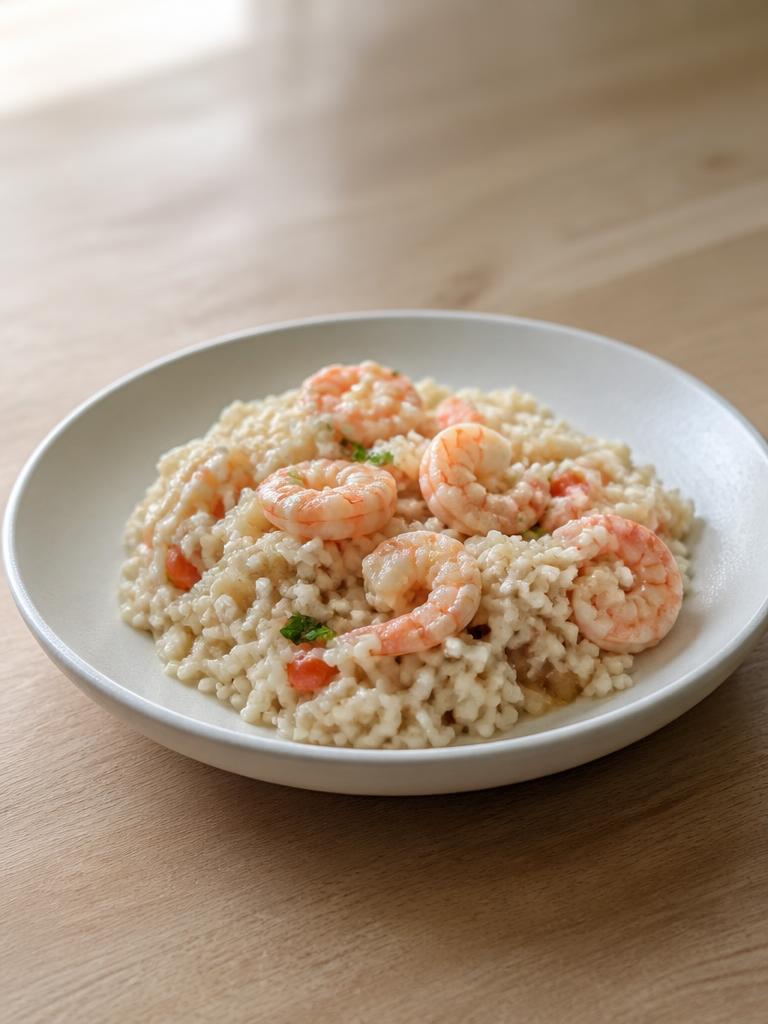 Riz aux crevettes et au lait de coco