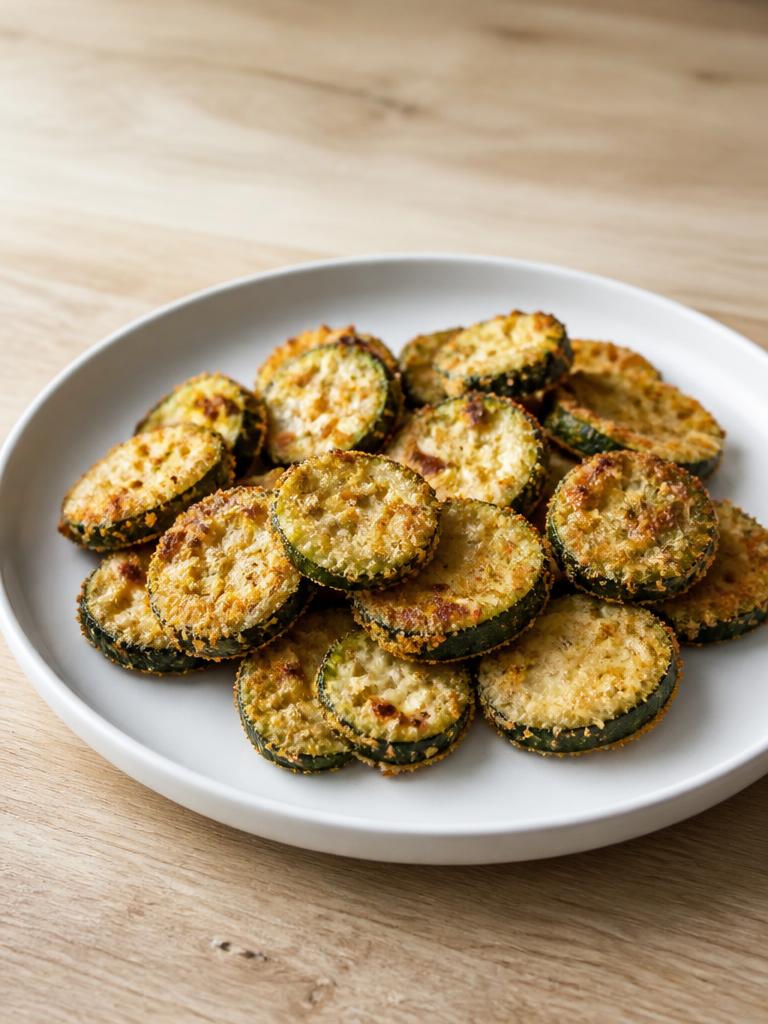 Courgettes panées au parmesan à l'air fryer