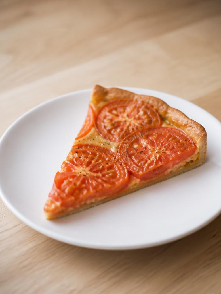 Tarte à la tomate et à la moutarde