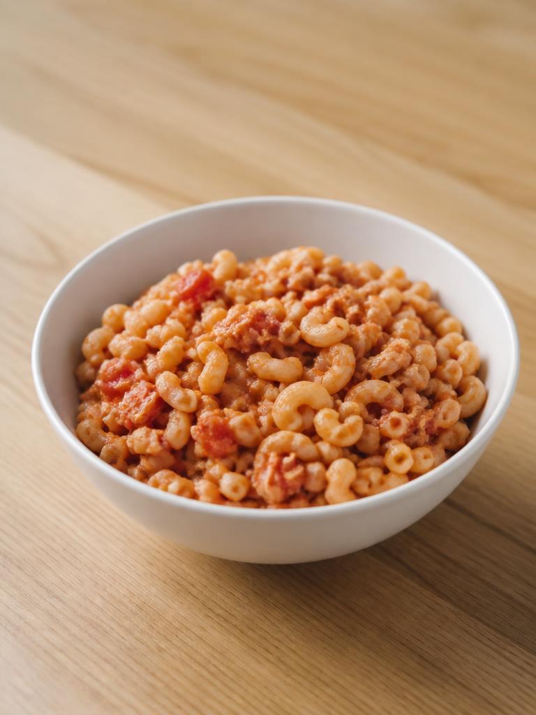 Coquillettes au thon et à la tomate au bol