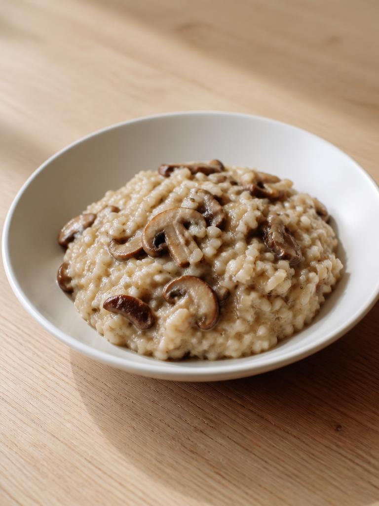 Risotto de placard aux champignons