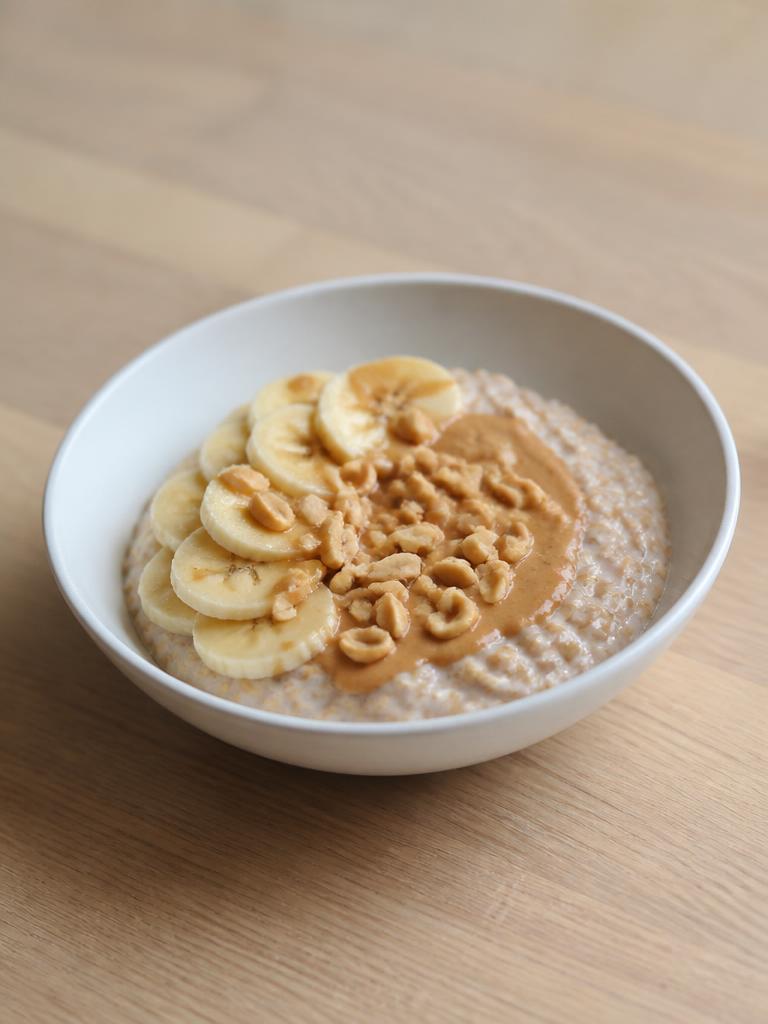 Overnight oats banane et beurre de cacahuète