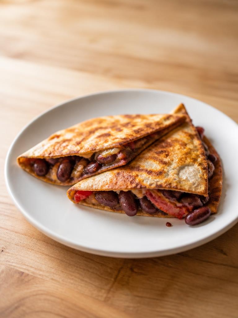 Tortillas croustillantes aux haricots rouges