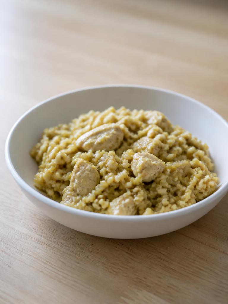 Boulgour crémeux au poulet