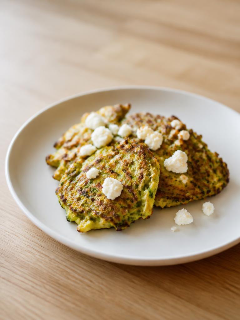 Galettes de courgette à la feta
