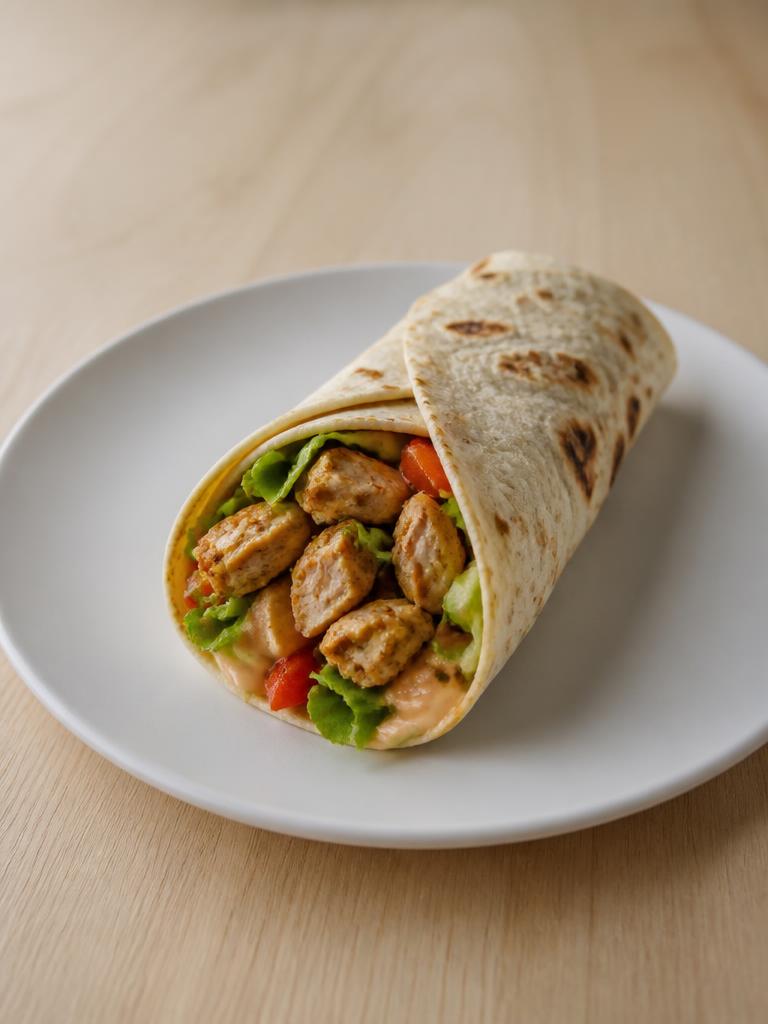 Wrap au poulet grillé et paprika