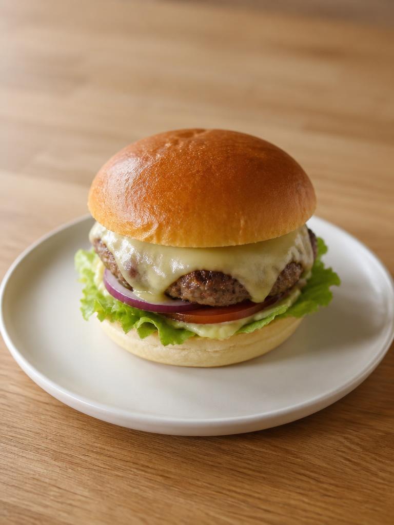 Burgers de bœuf à l'emmental