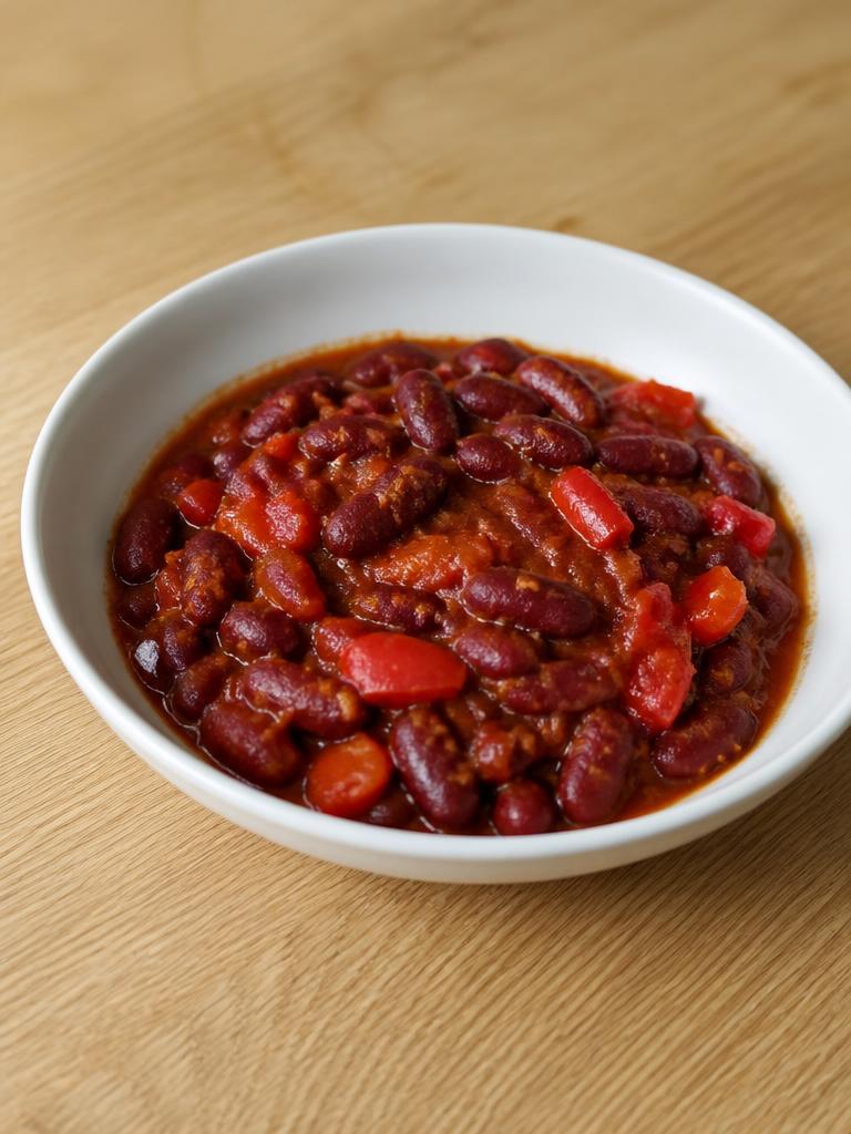 Haricots rouges mijotés au poivron et au paprika