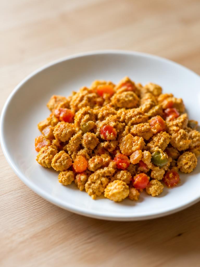 Tofu brouillé aux poivrons et paprika