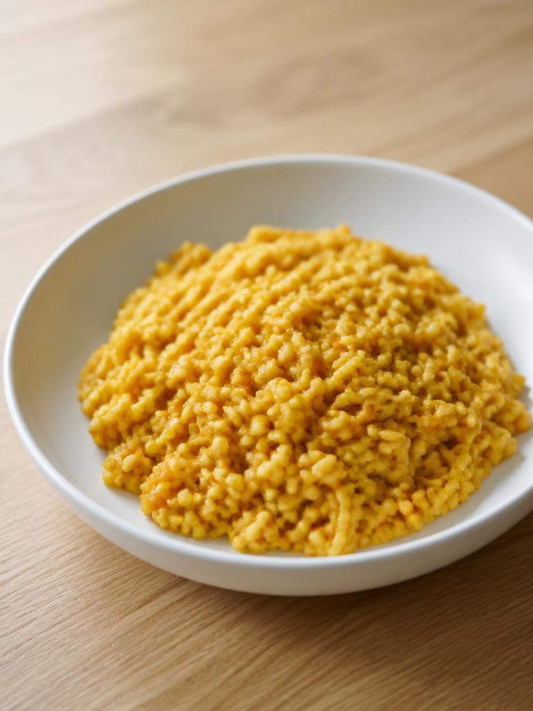 Riz aux lentilles corail et curcuma