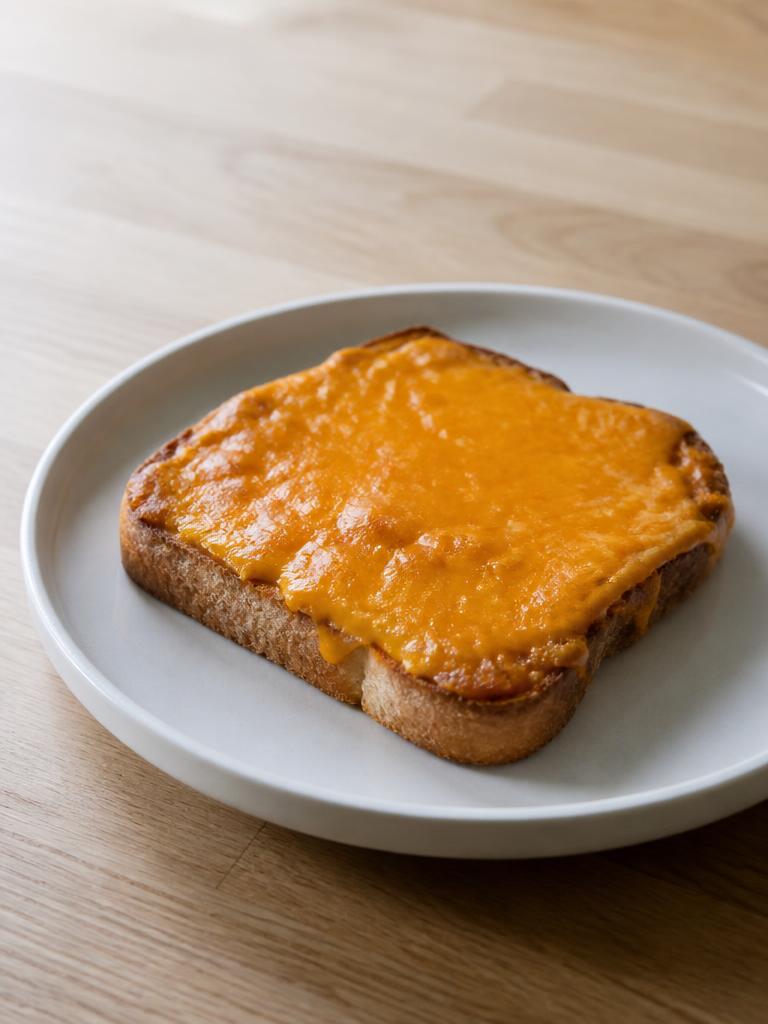 Tartines de cheddar fondu à la poêle