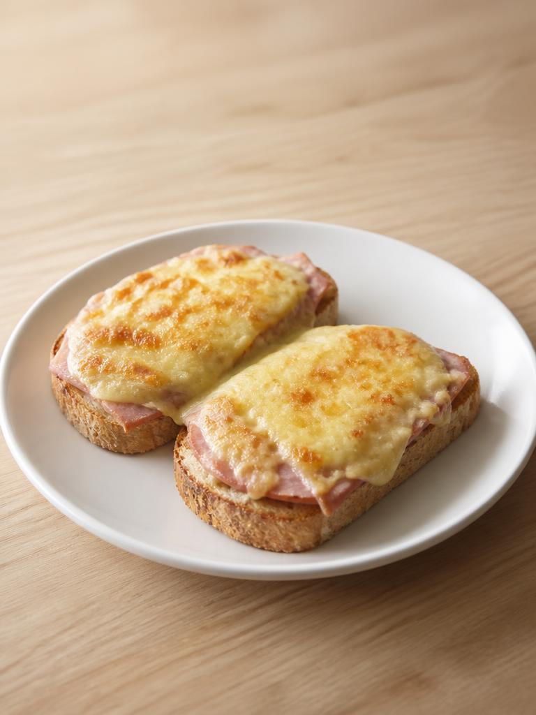 Tartines fondantes jambon et emmental