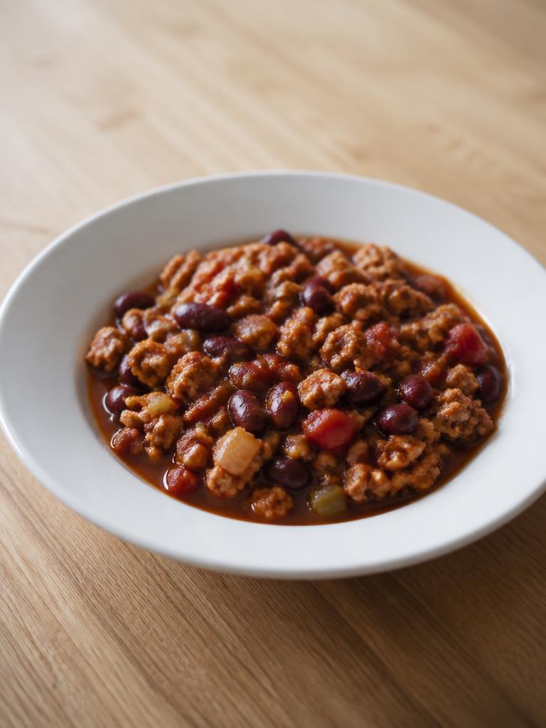 Chili de dinde aux haricots rouges