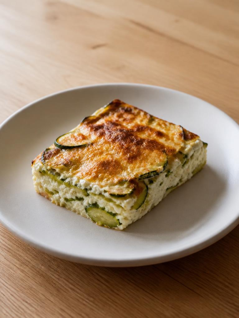 Gratin de courgettes à la ricotta