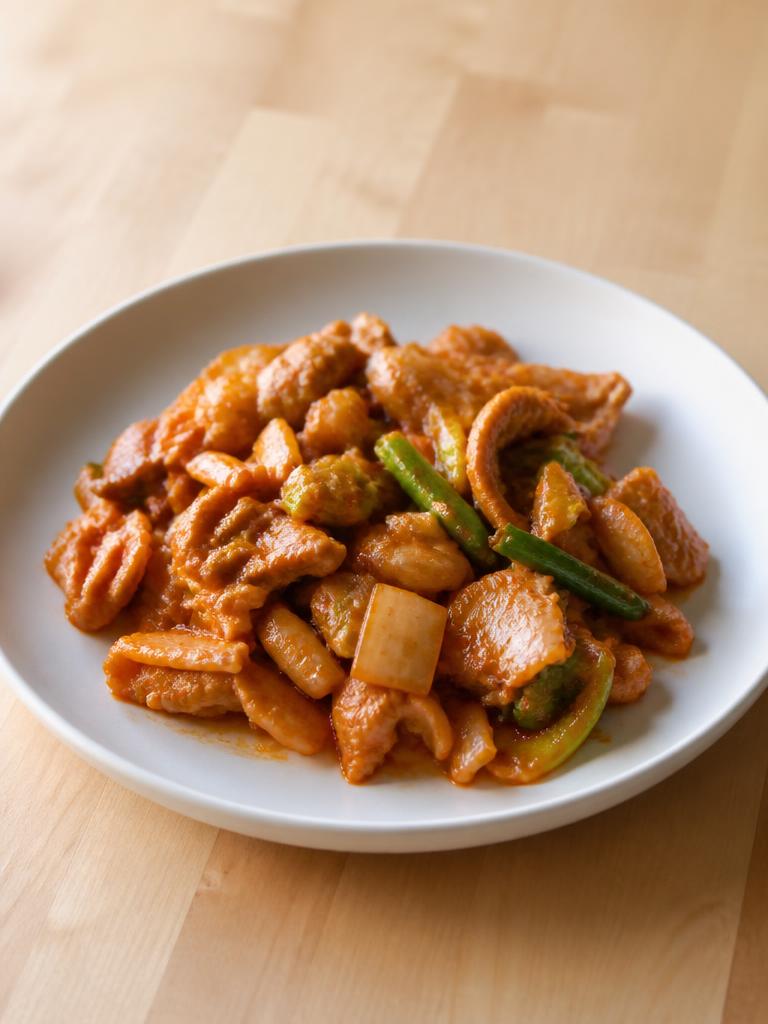 Poêlée coréenne de porc pimenté