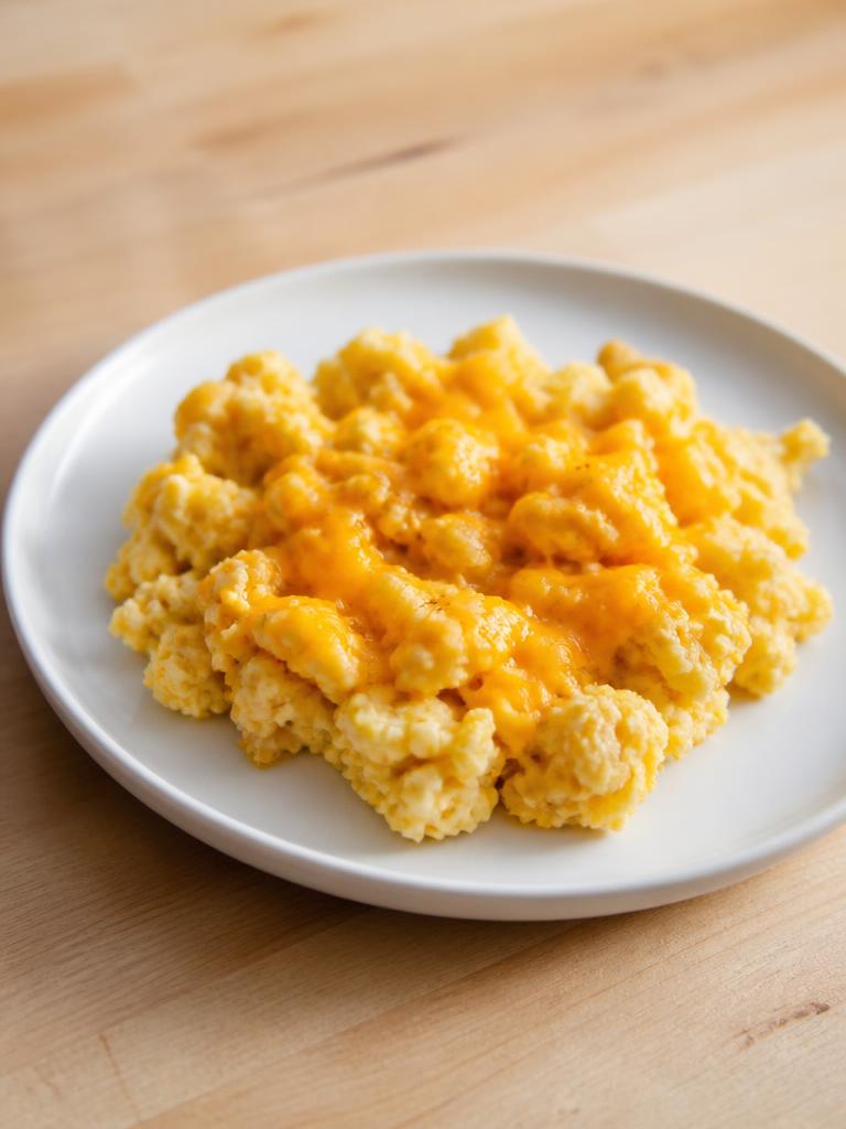 Pommes de terre écrasées aux œufs et au cheddar