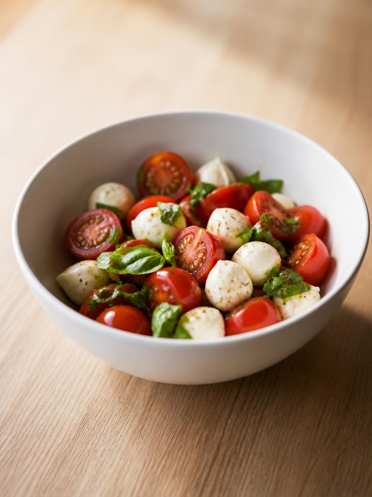 Bowl mozzarella, tomate cerise et basilic