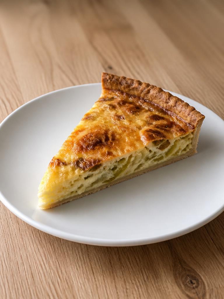 Tarte au poireau et au comté