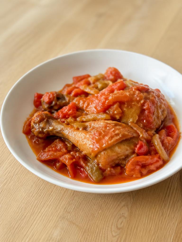 Poulet basquaise express