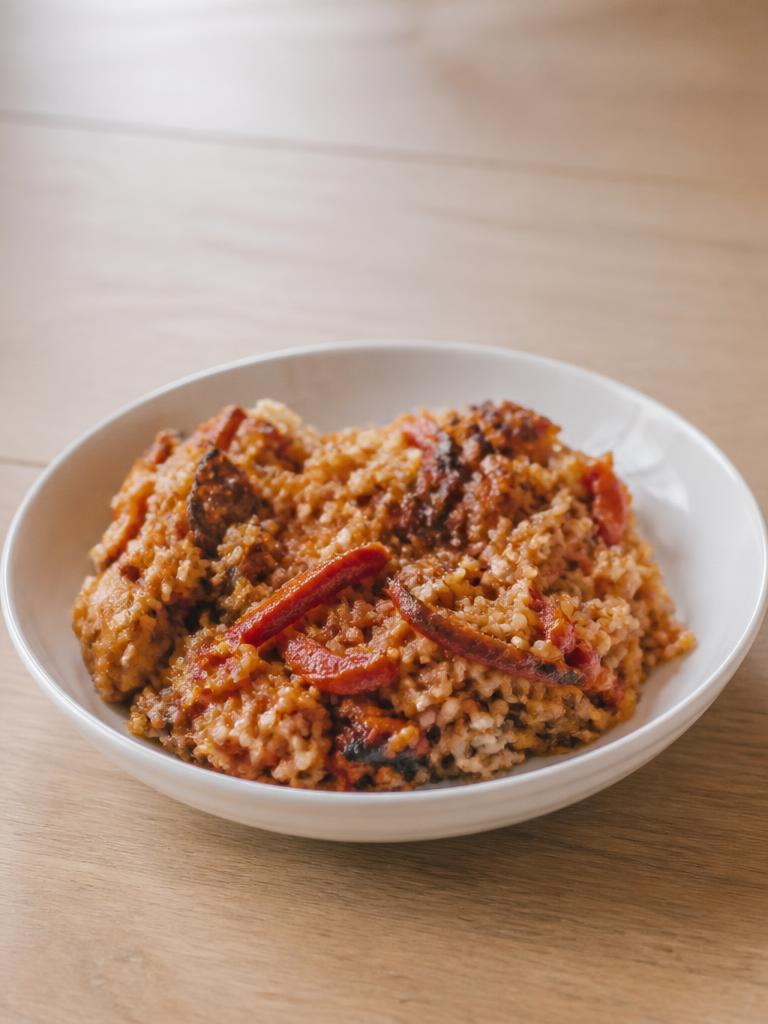 Riz au four à l'espagnole