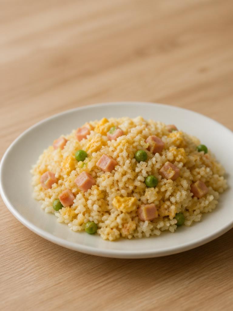 Riz cantonais express à l'œuf