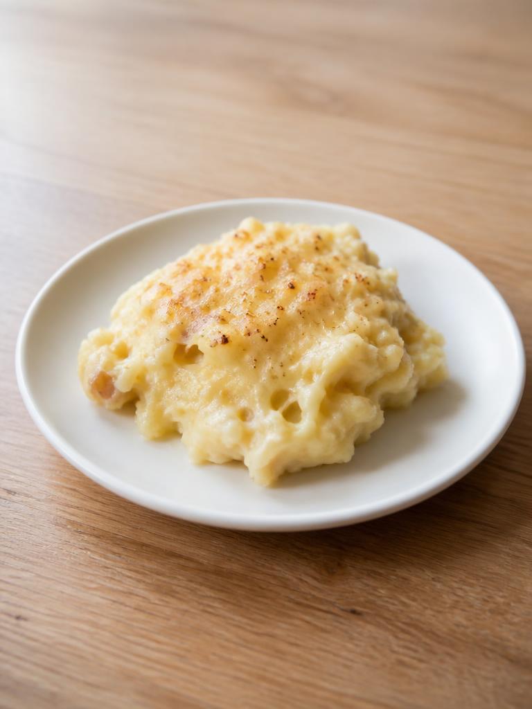 Écrasé de pommes de terre au fromage à raclette