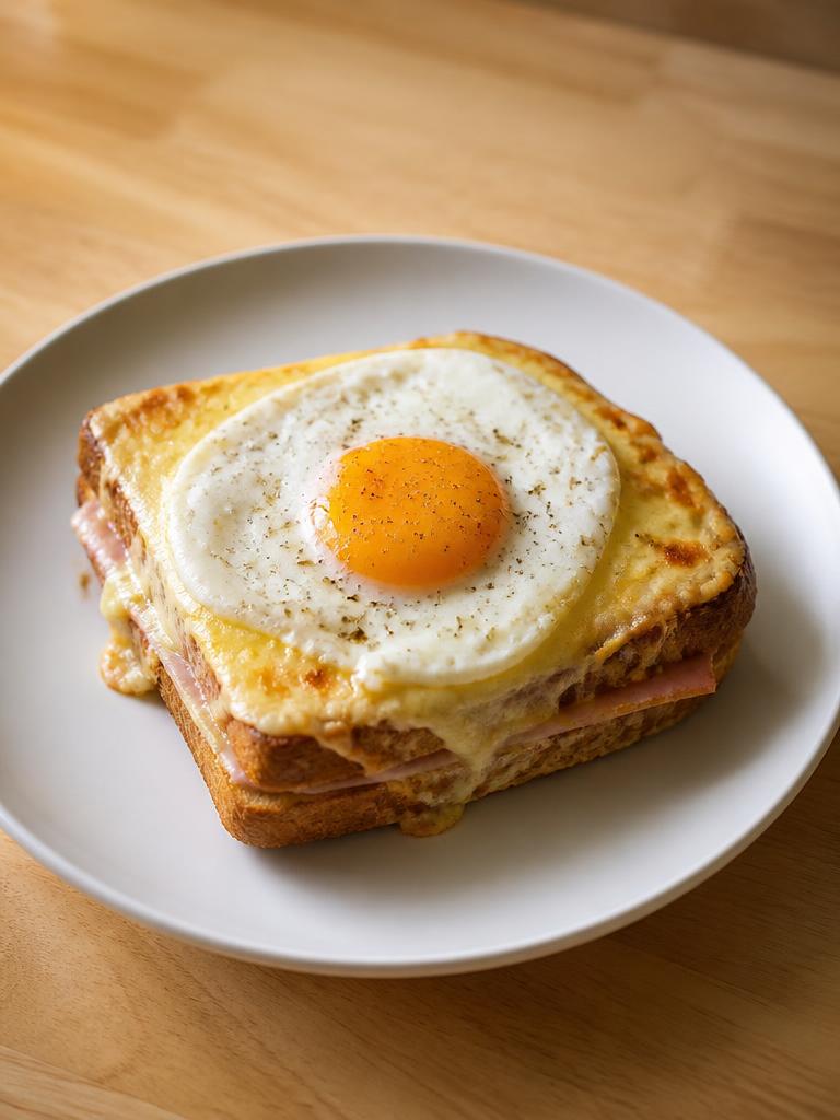 Croque-madame du matin
