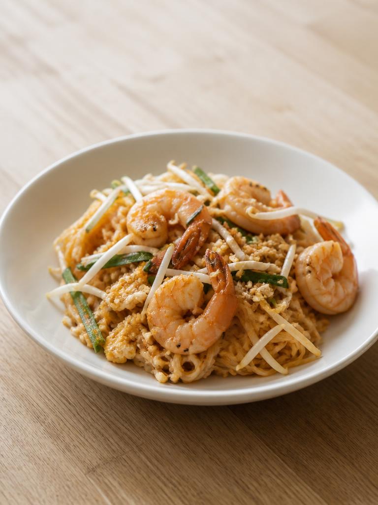 Pad thaï de crevettes aux vermicelles