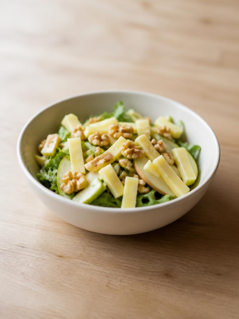 Bowl au comté, pomme et noix
