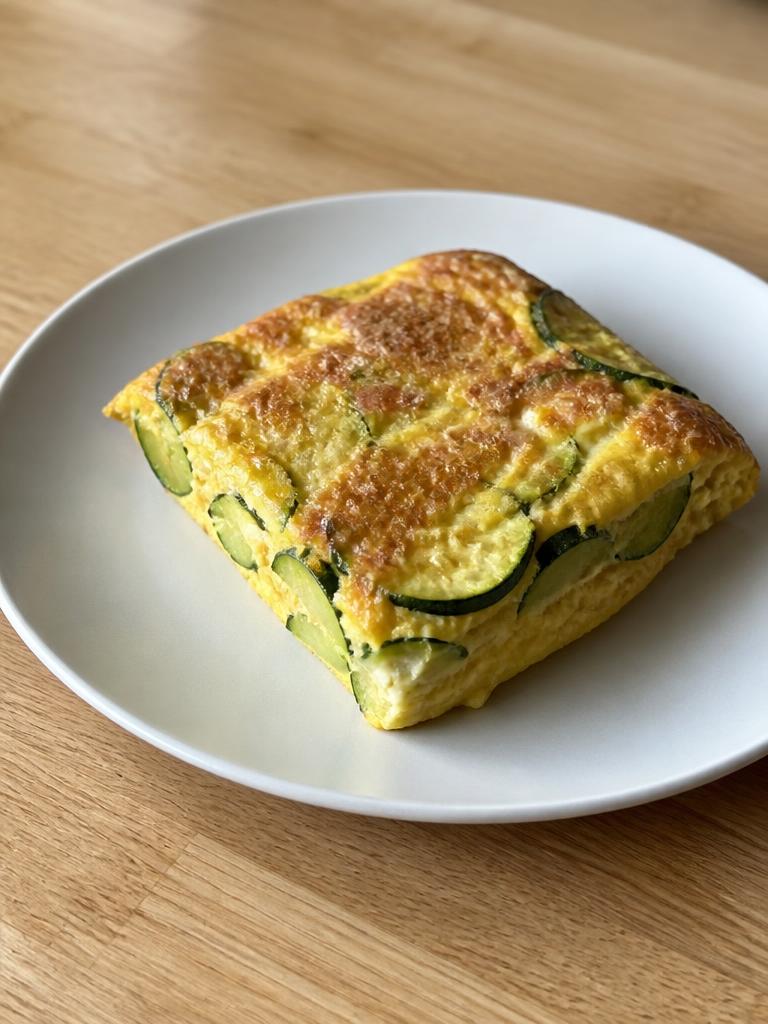 Frittata au four aux courgettes et au comté